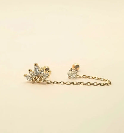 Boucle d'oreille LUNÉA (1 unité) ECLOSIA BIJOUX